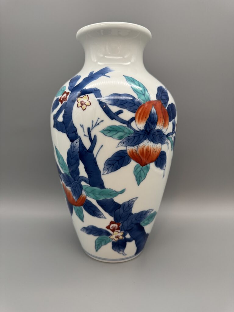 Arita Ware Peach Fine Vase